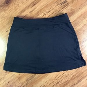 Black Cotton Skirt